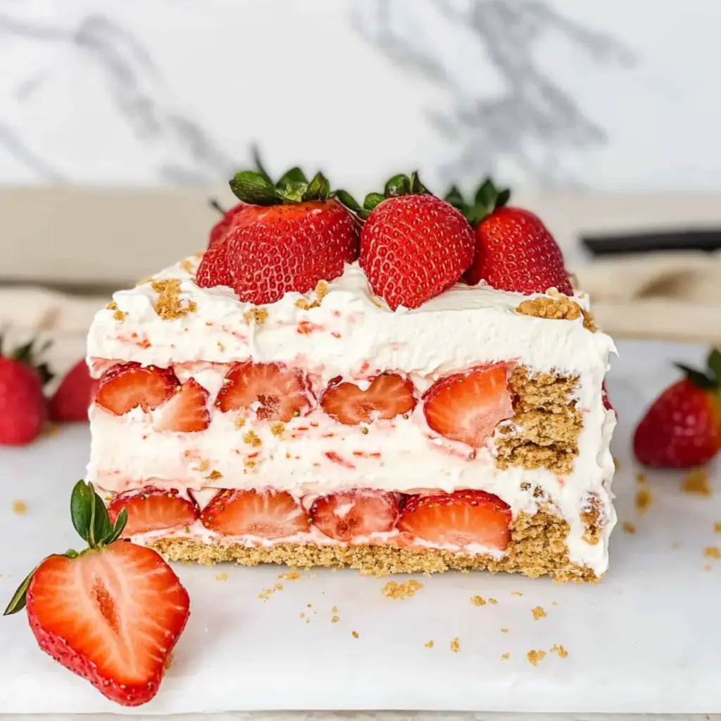 Strawberry Icebox Cake