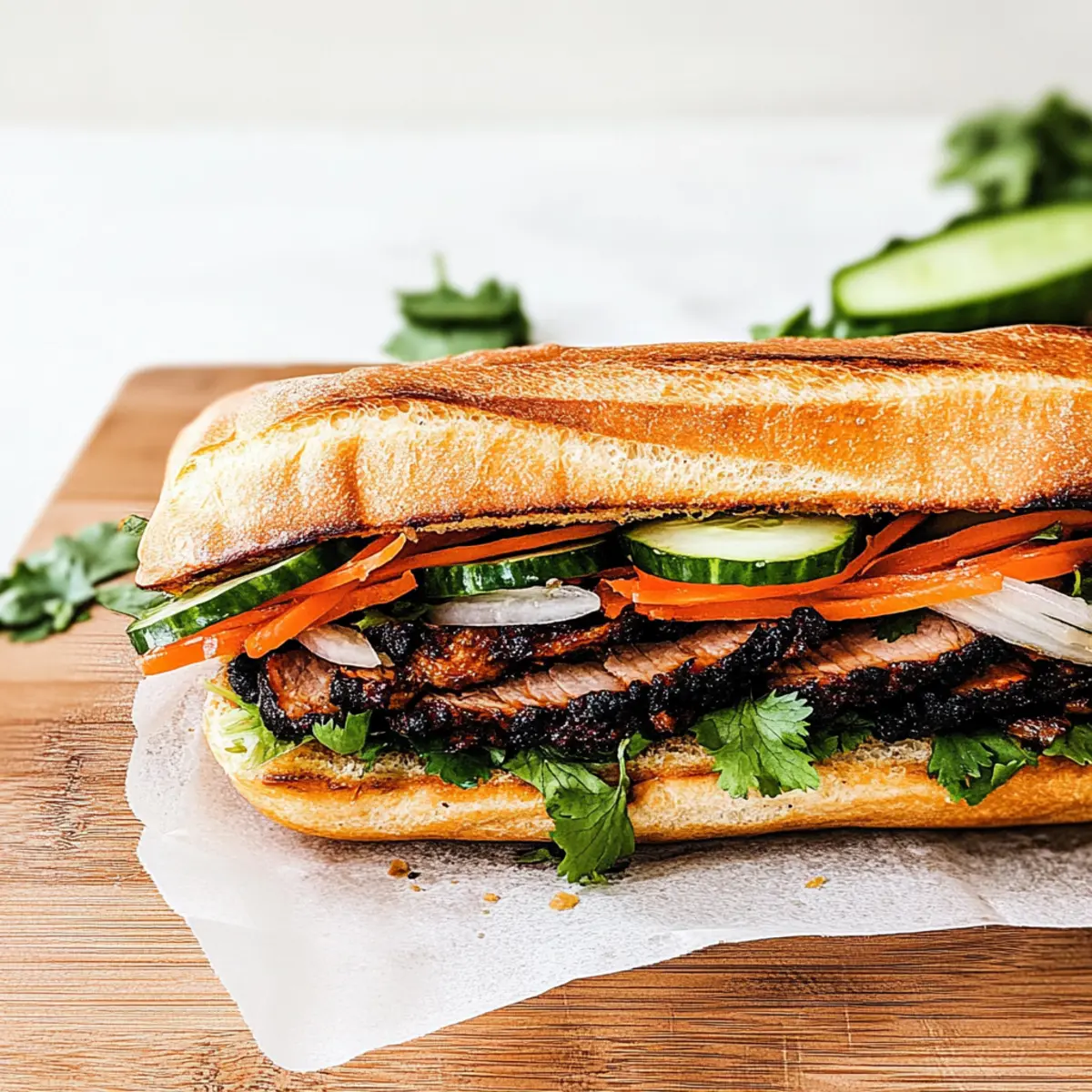 Savory Bahn Mi Sandwich: A Flavorful Homemade Adventure