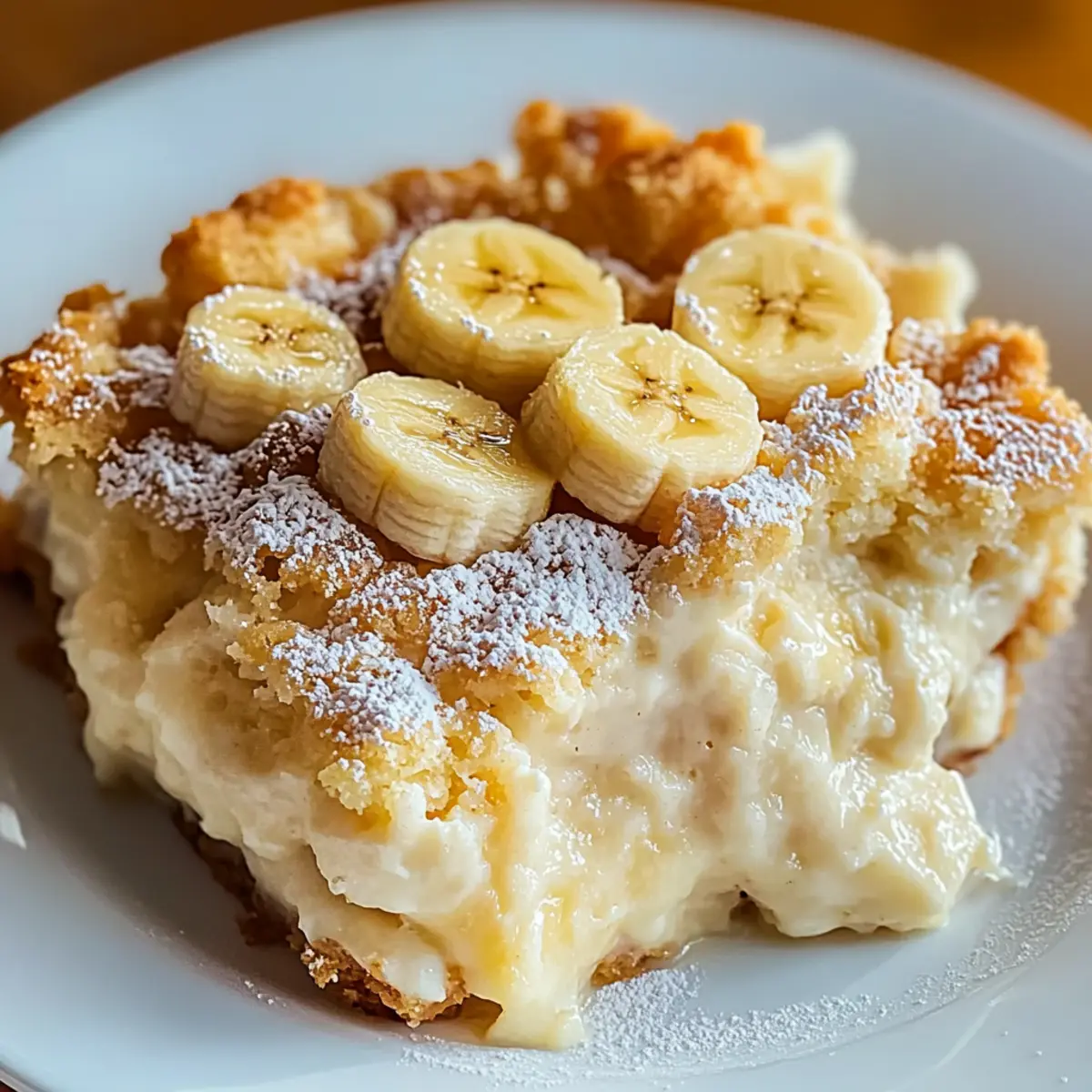 Banana Cream Cheese Cobbler