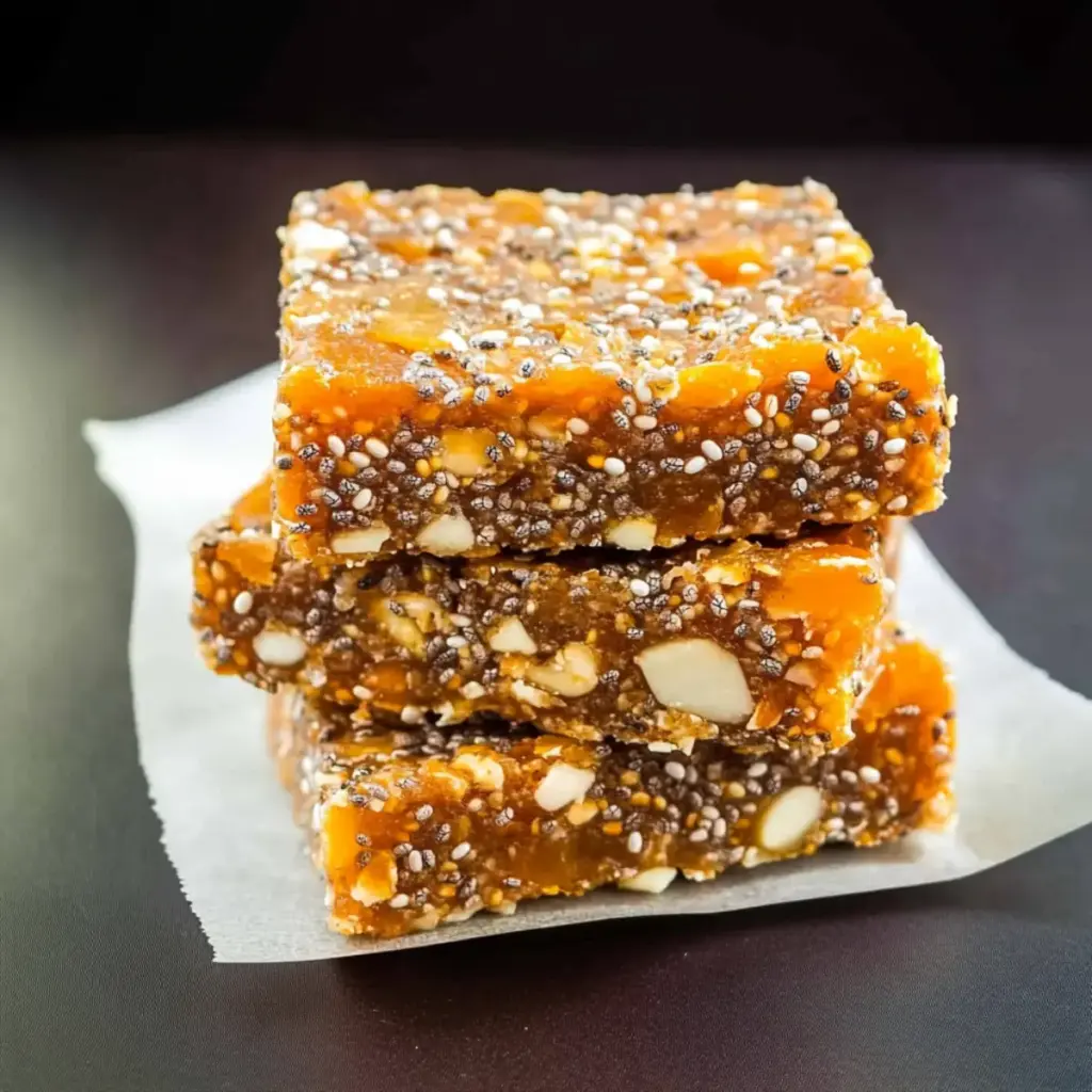 No-Bake Apricot Chia Energy Bars