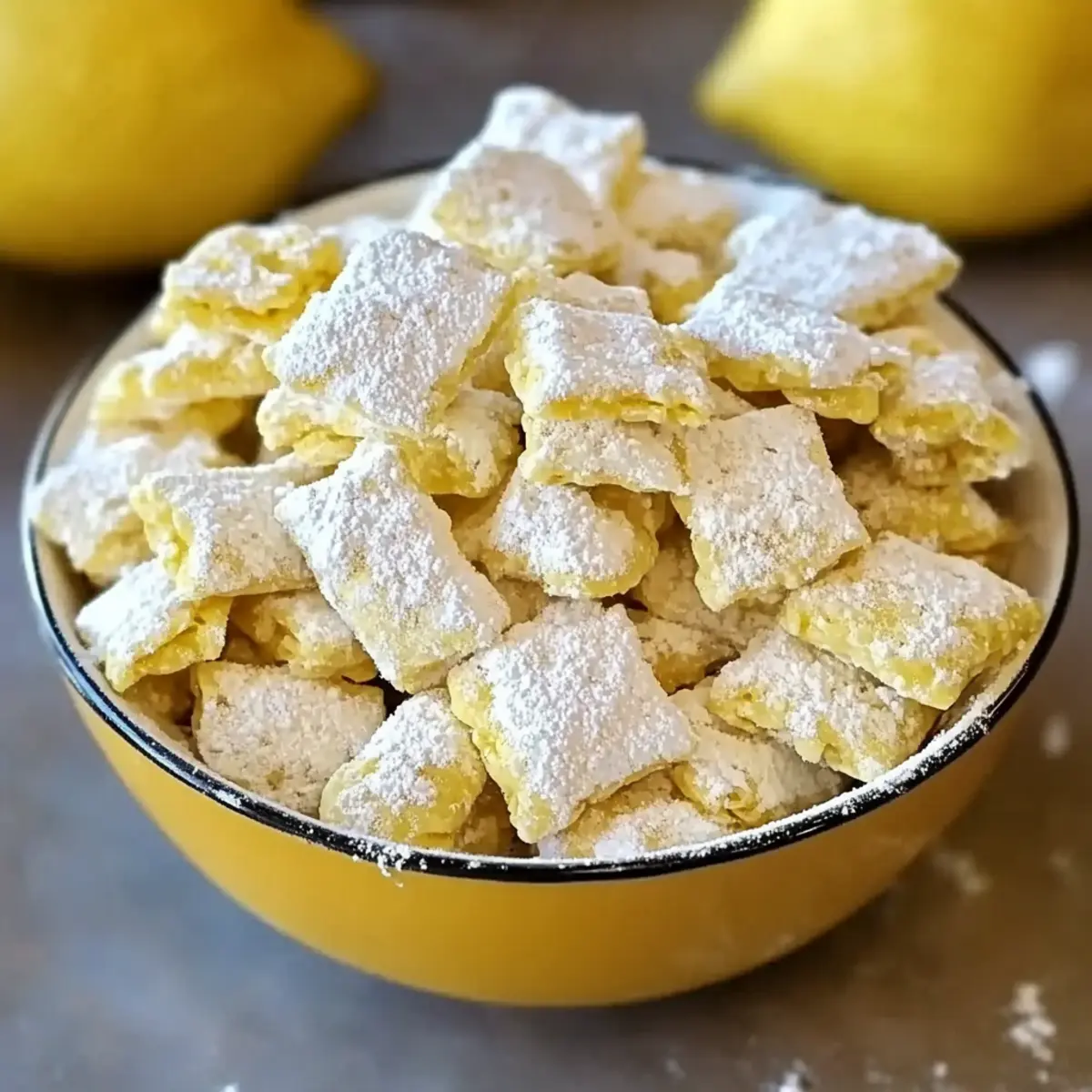 Zesty Lemonade Puppy Chow Snack