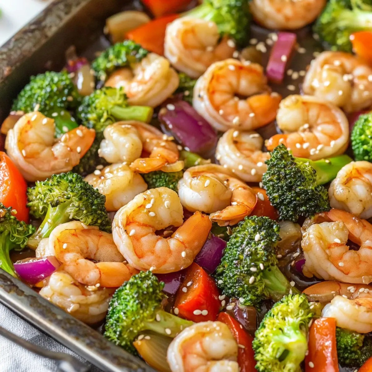 Savory Teriyaki Shrimp Stir Fry Ready in Just 25 Minutes