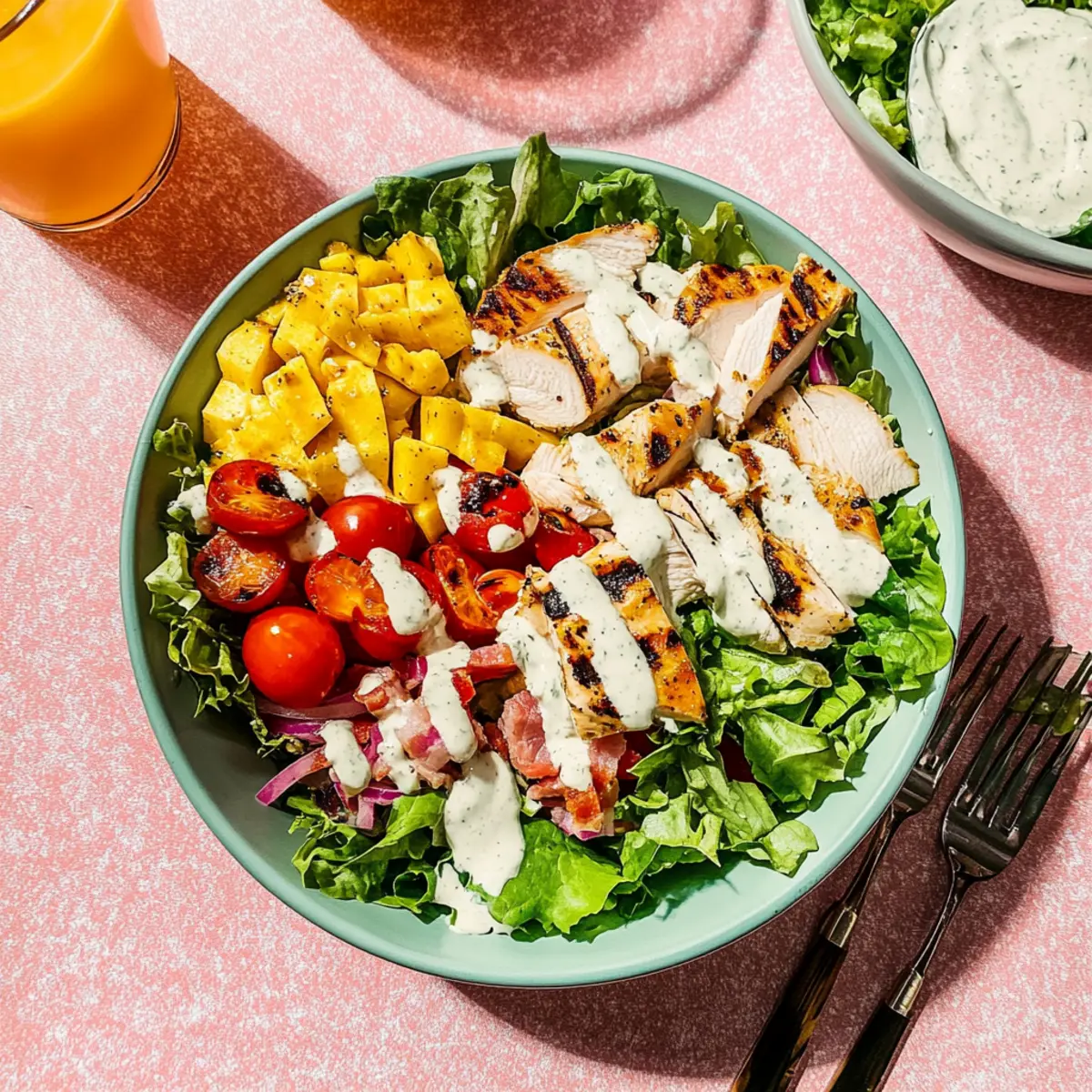 Chicken Bacon Ranch Salad: Quick, Easy, and Irresistibly Crunchy