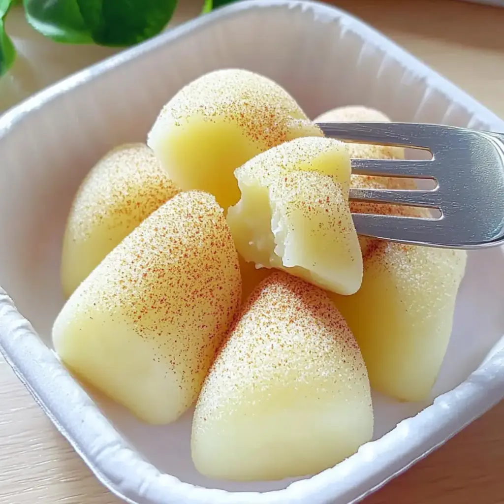 Pan-Fried Fresh Milk Mochi