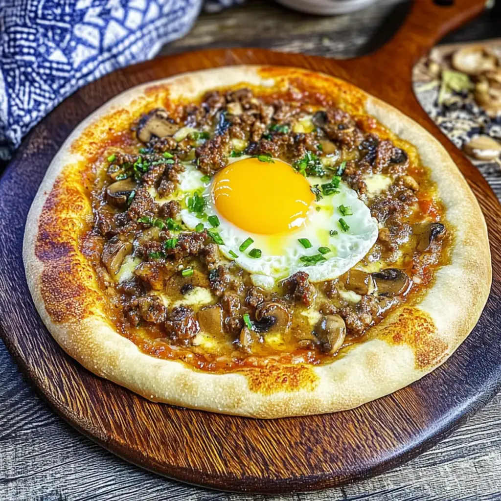 Loco Moco Pizza
