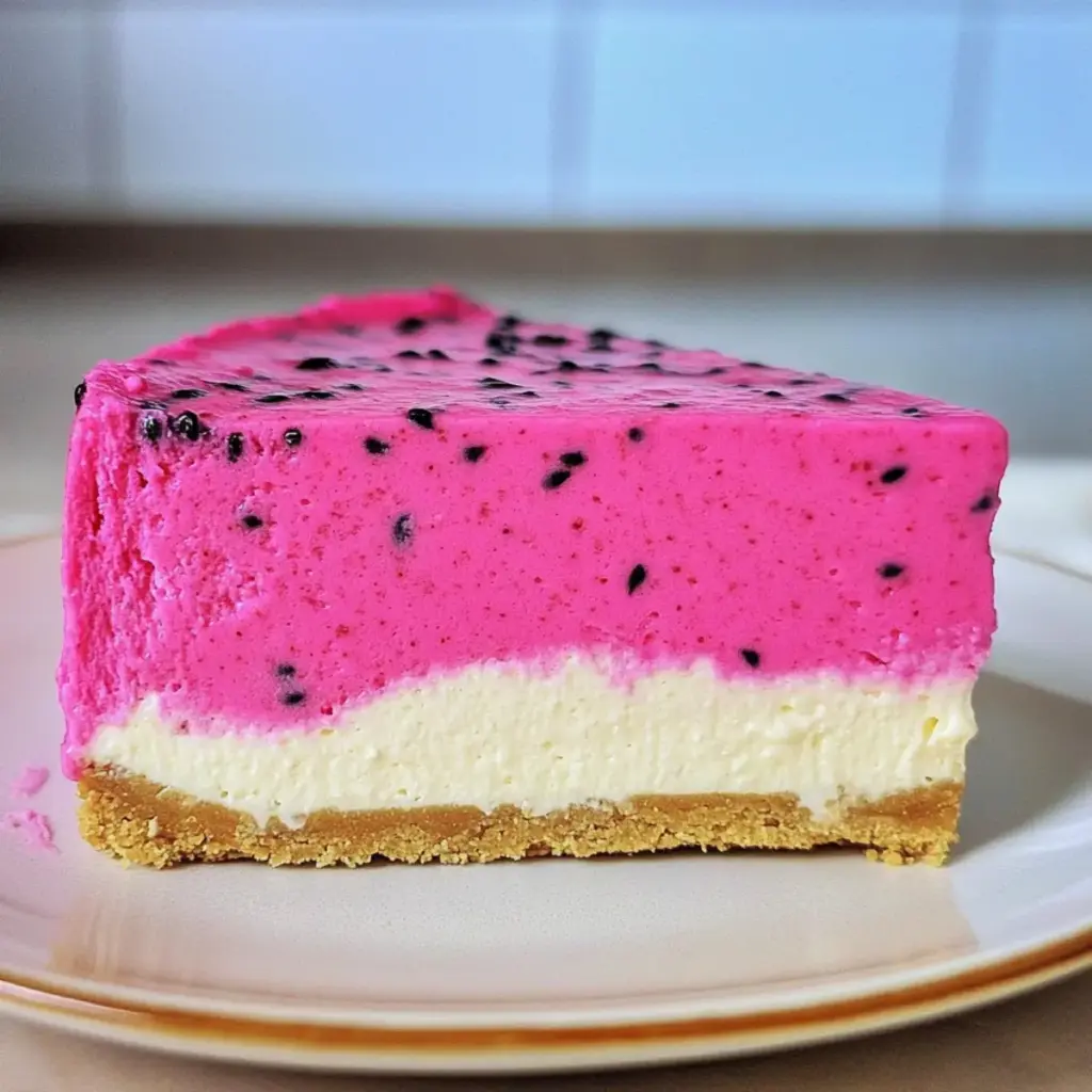 Dragon Fruit Cheesecake