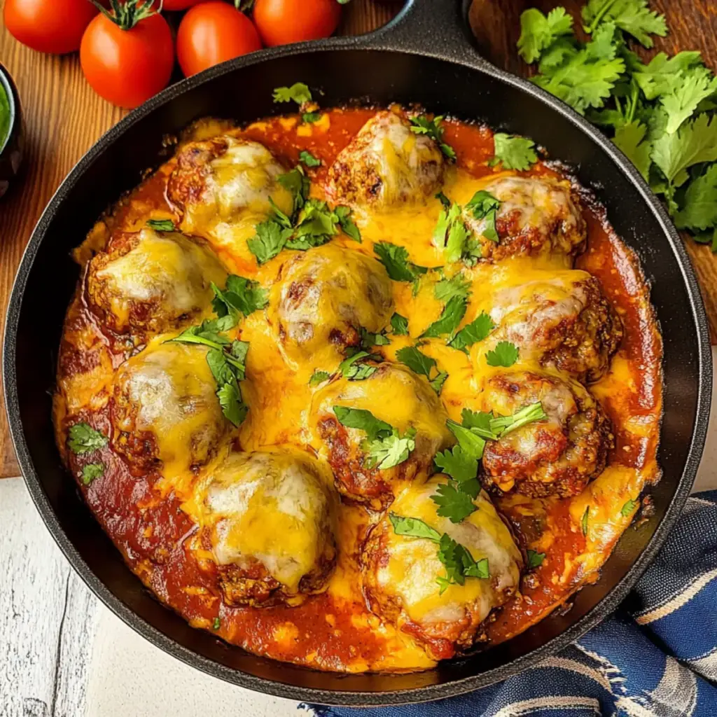 Enchilada Meatballs