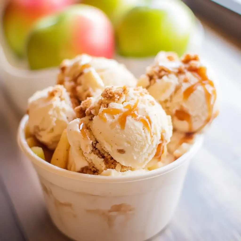 Caramel Apple Crisp Ice Cream