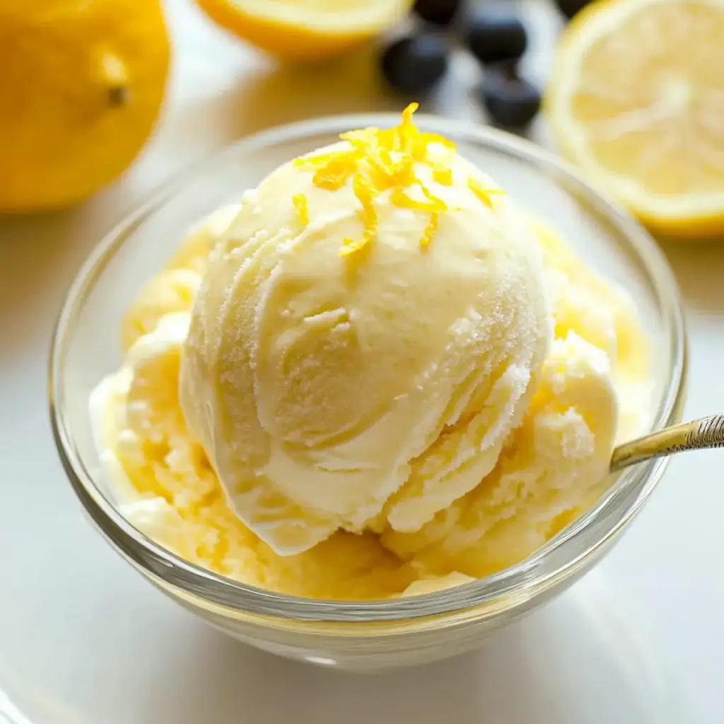 Lemon Frozen Yogurt