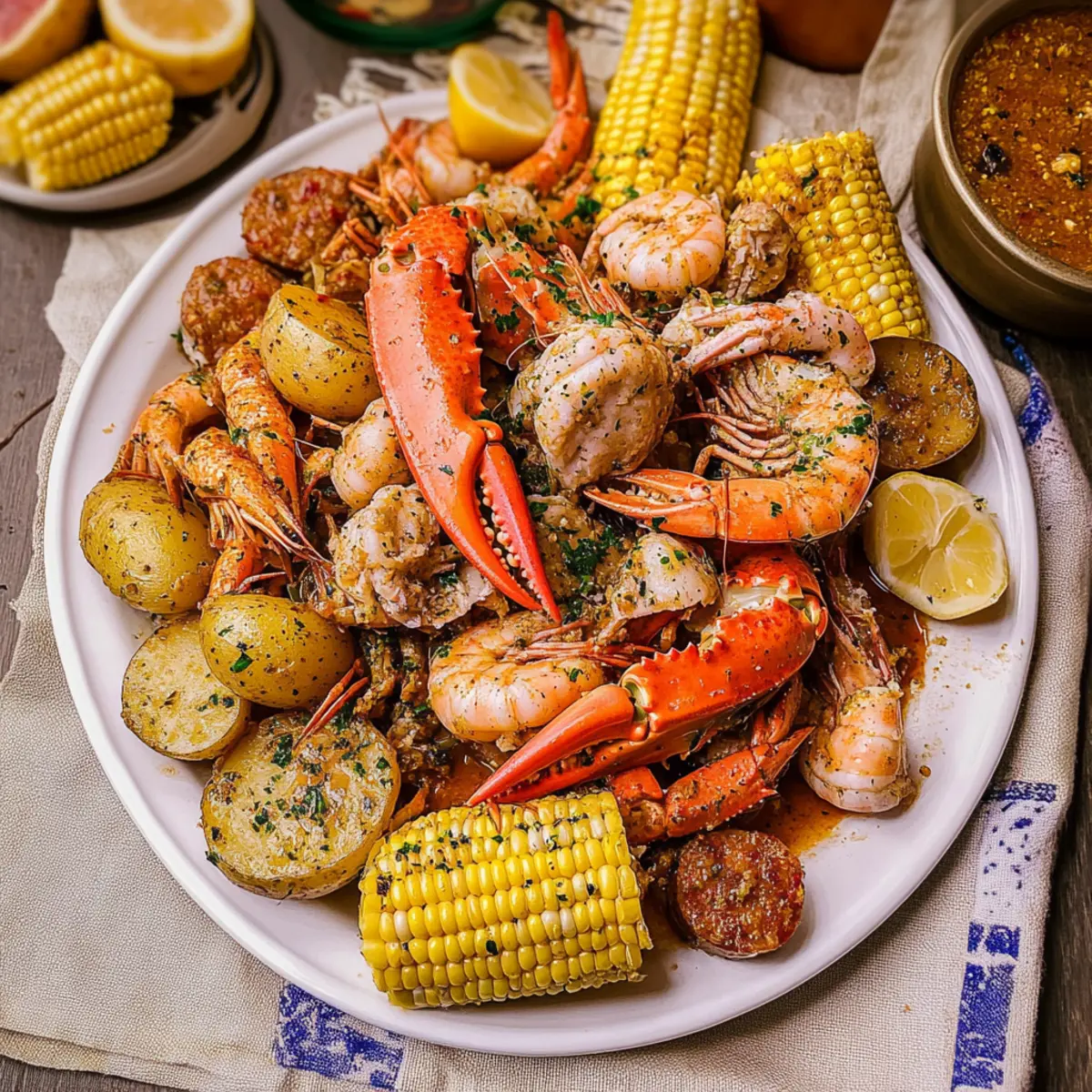 Cajun Seafood Boil with Garlic Butter Sauce for Flavor Lovers