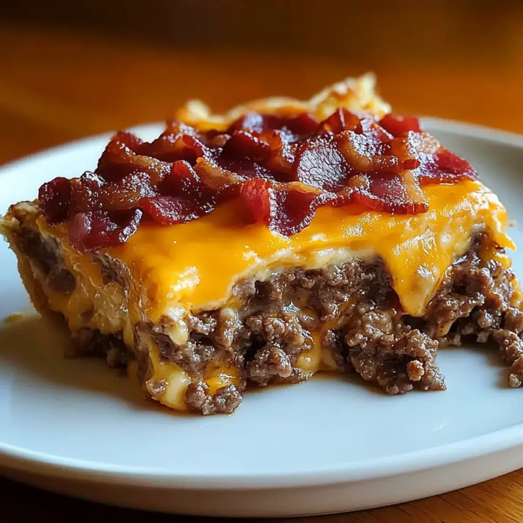 Bacon Cheeseburger Pie