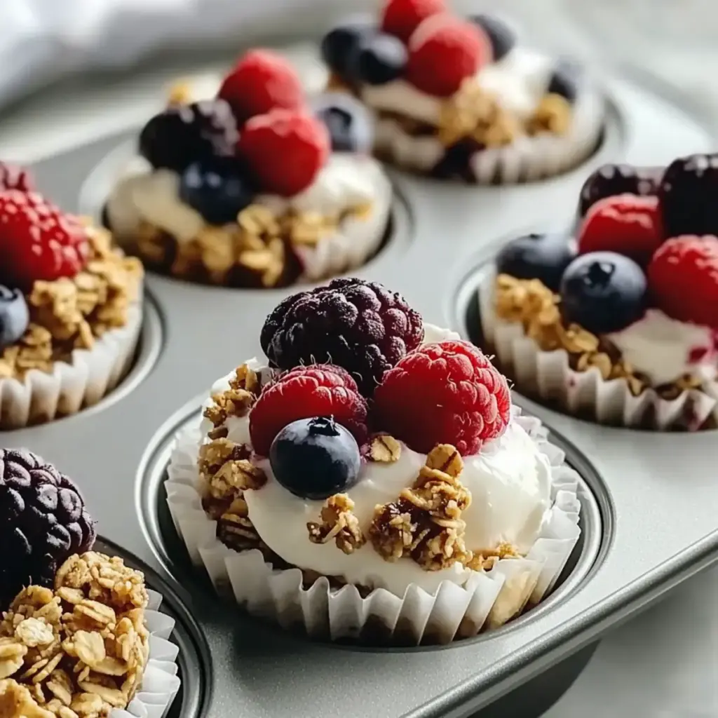 5-Ingredient Frozen Yogurt Granola Bites