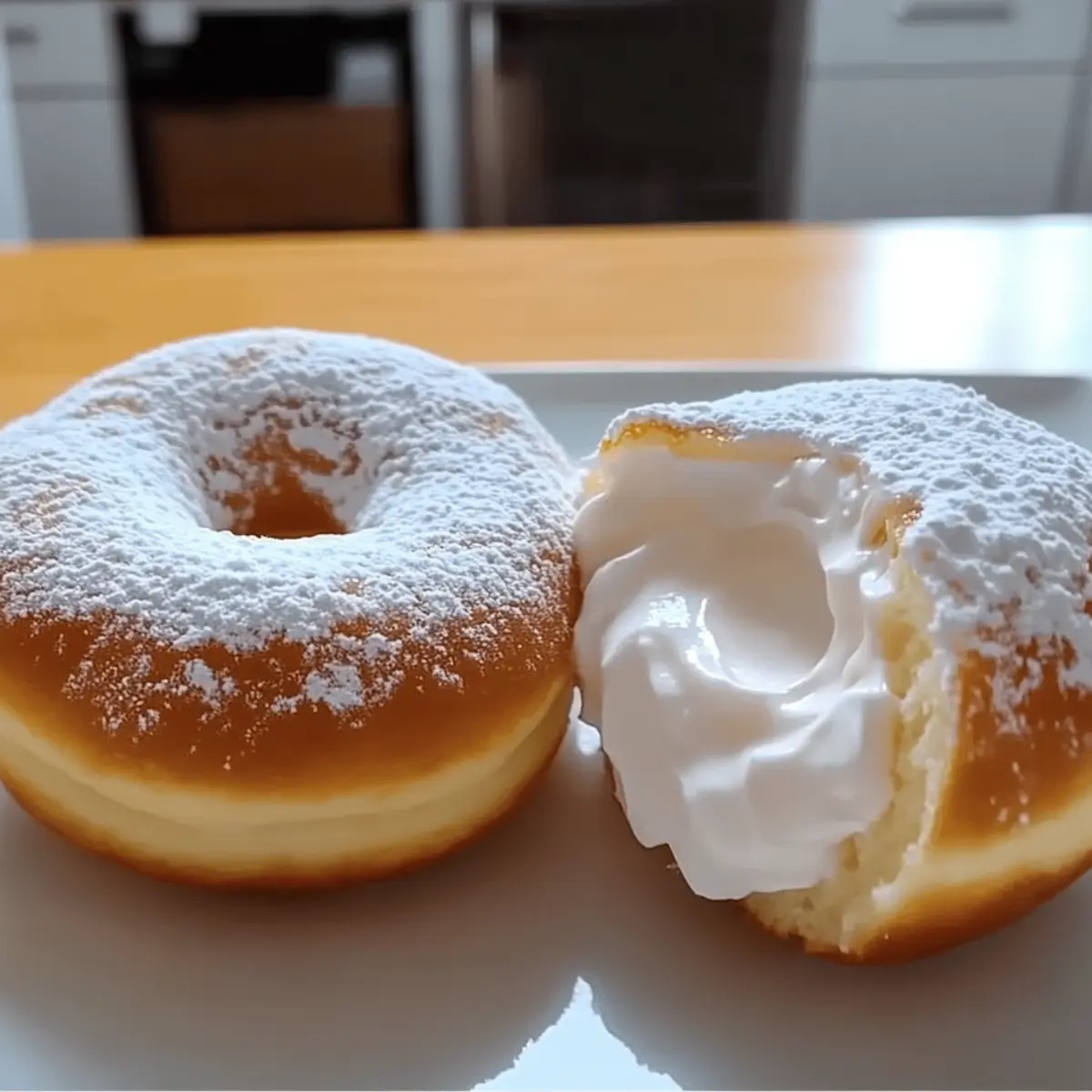 Fluffy Korean Milk Cream Donut: A Sweet Indulgence Awaits