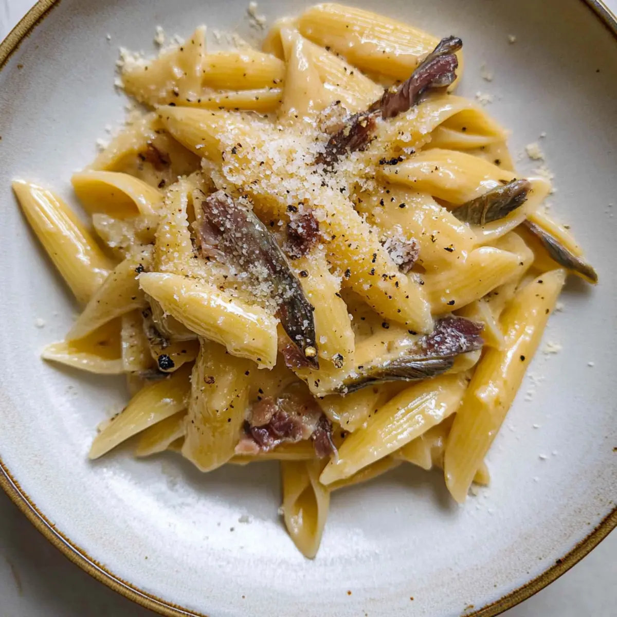 Elevate Dinner with Creamy Anchovy Carbonara Bliss