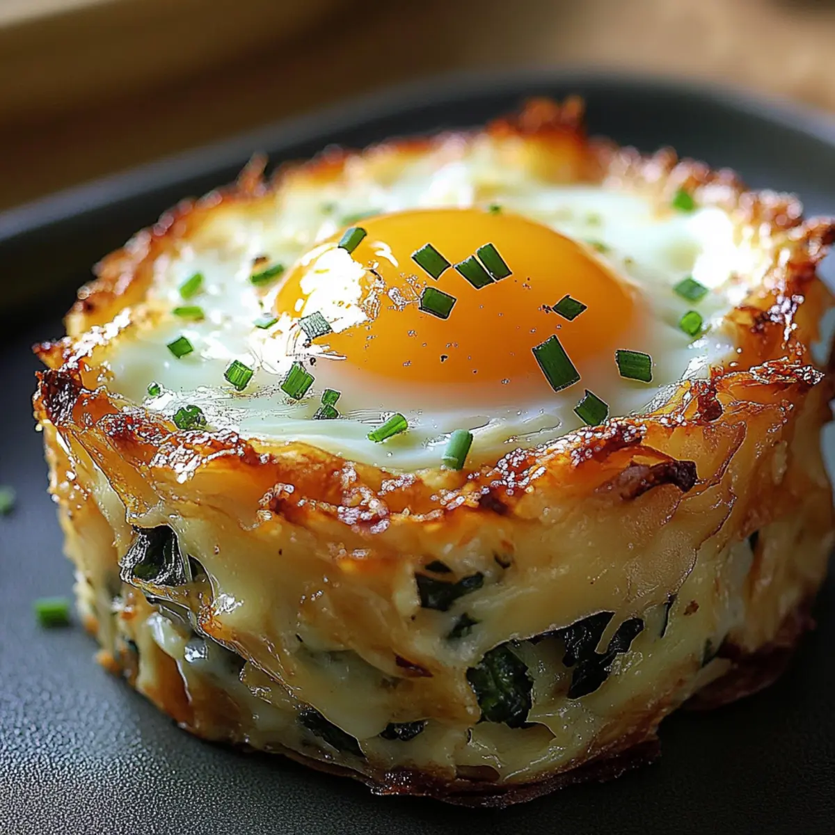 Baked Eggs Napoleon