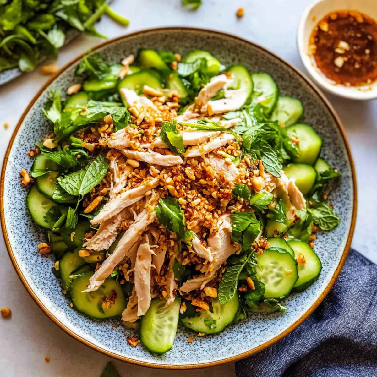 Spicy Chicken Cucumber Salad That’ll Fire Up Your Summer!