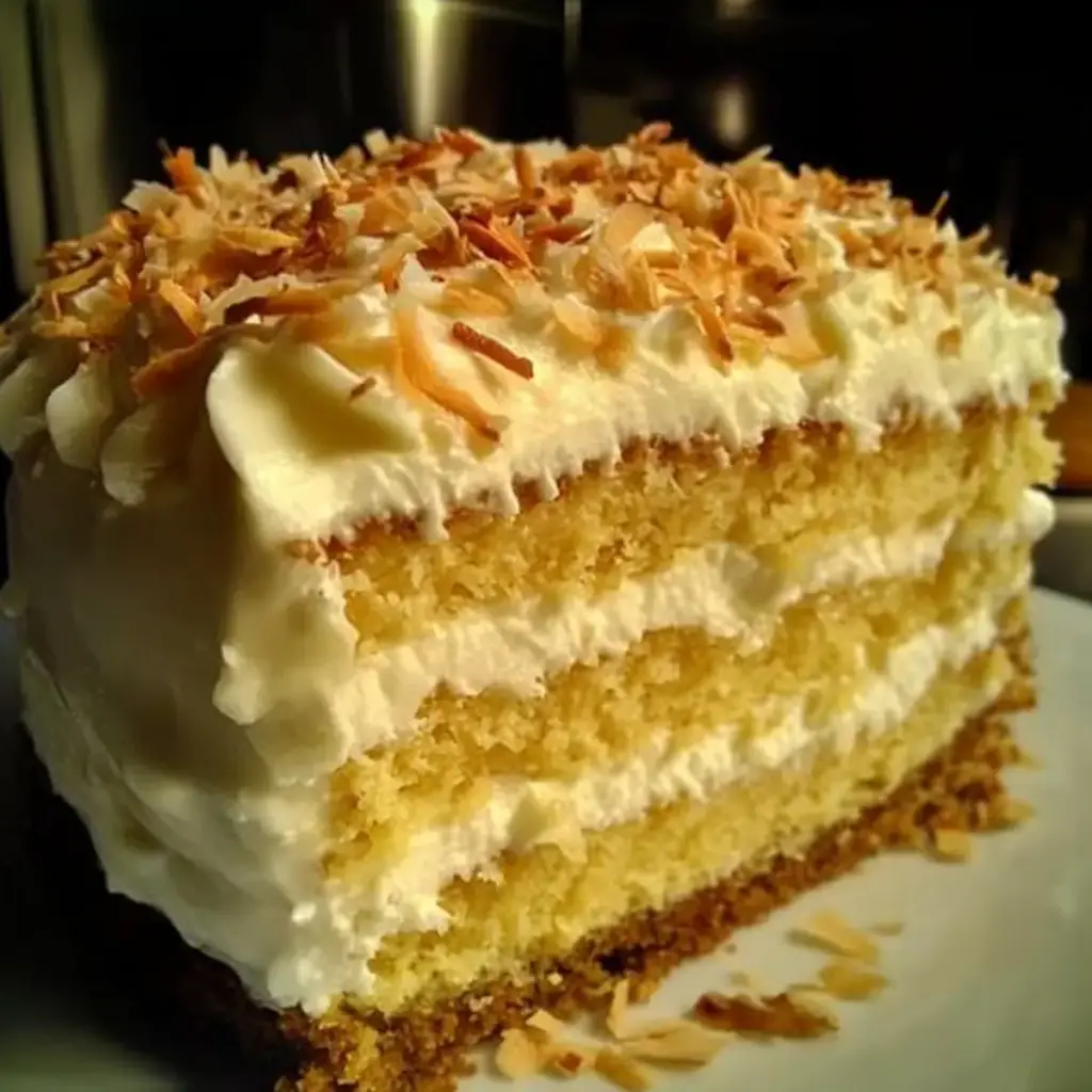 coconut custard cake