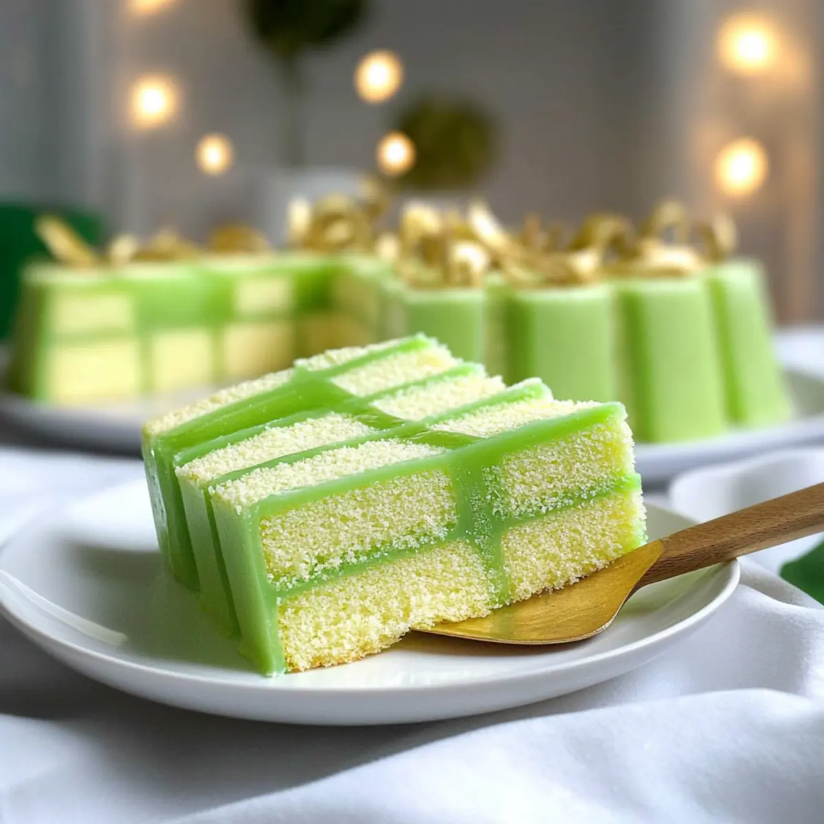 Delightful Pandan Layer Cake: A Festive Asian Treat