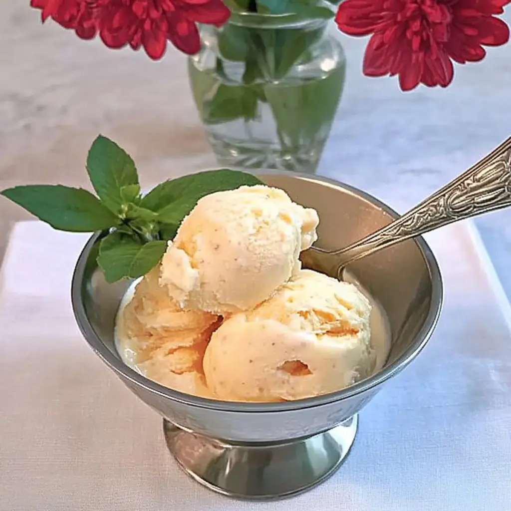 Peach Delight Frozen Yogurt