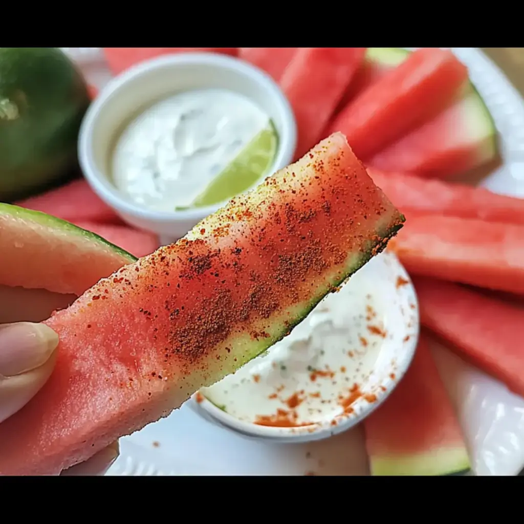 Chili Lime Watermelon Fries