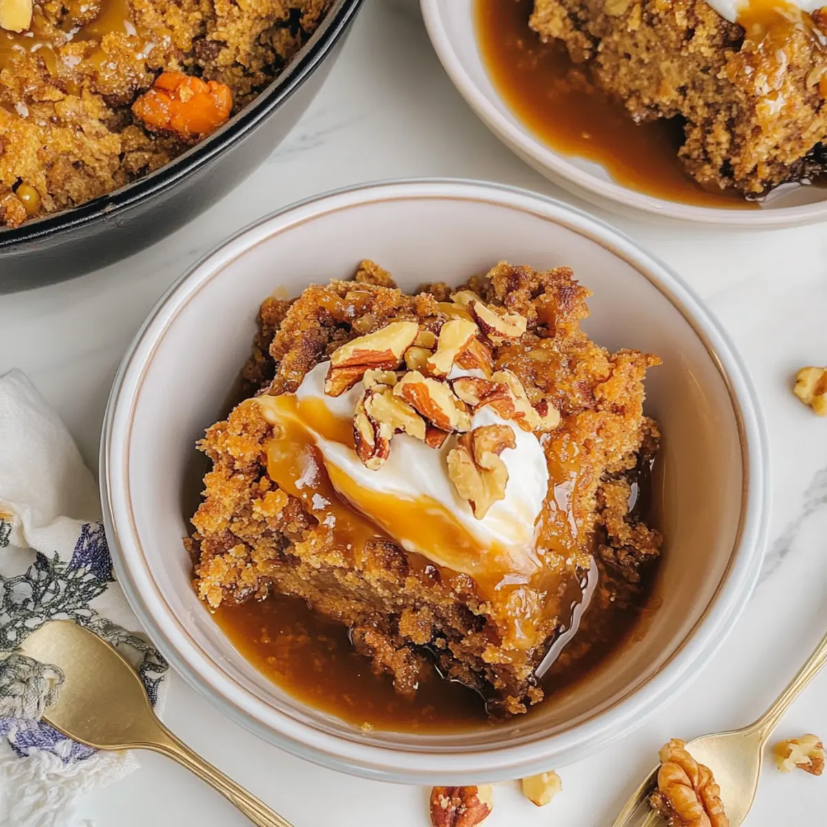 Delicious Carrot Cake Cobbler for Your Next Family Gathering
