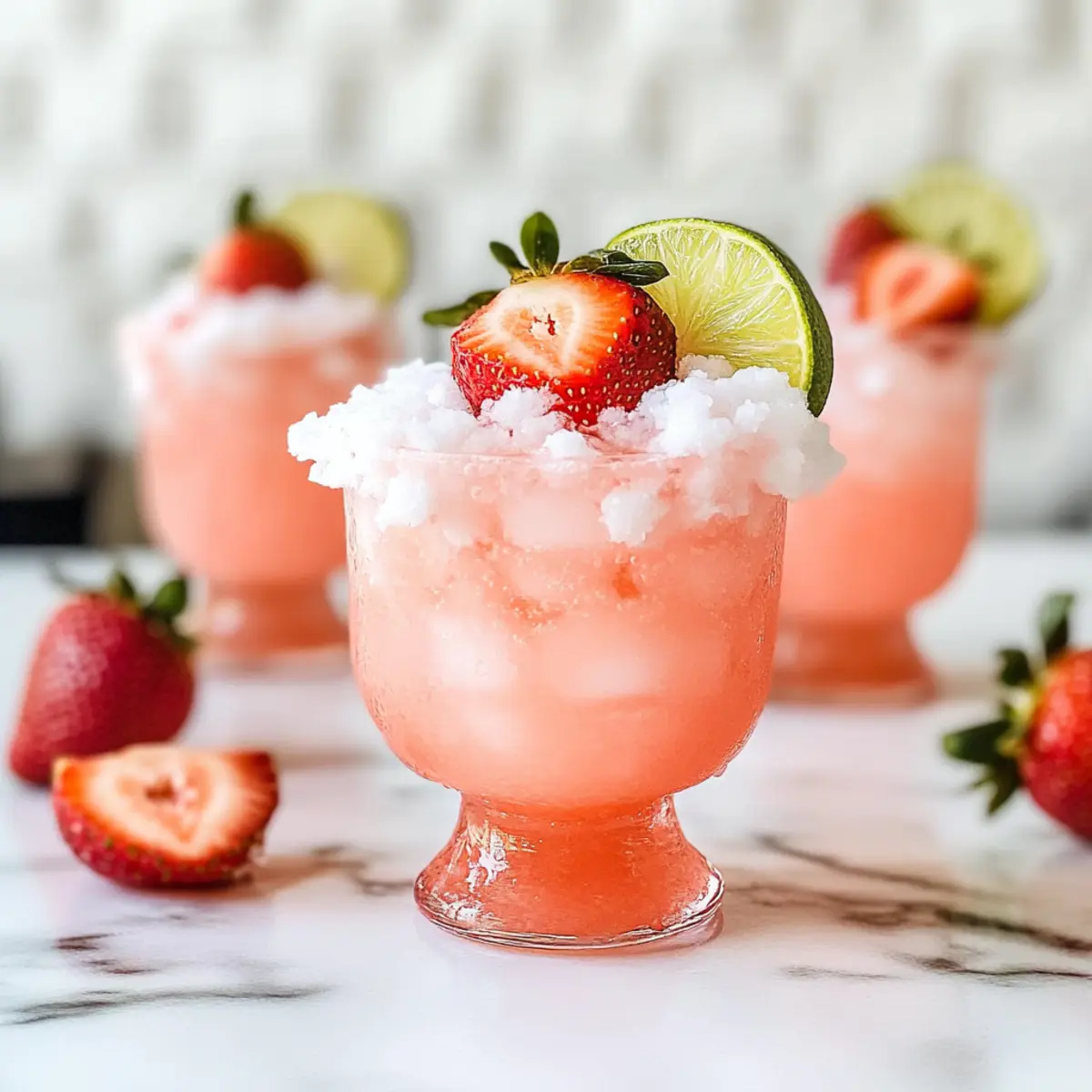 Strawberry Coconut Rum Cooler