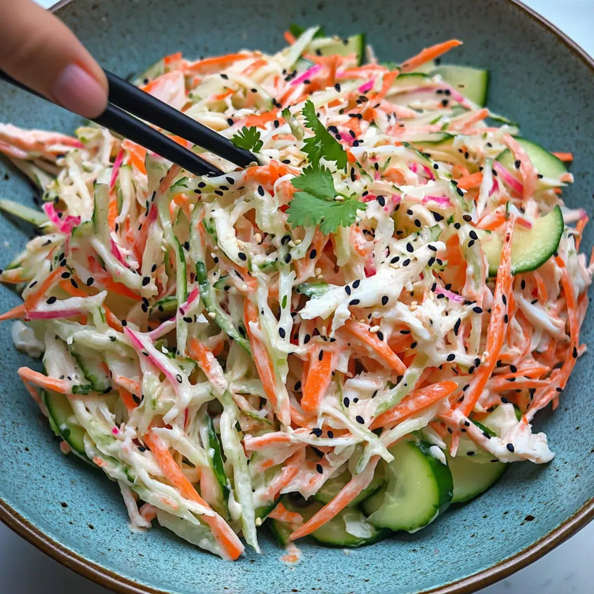 Delicious Kani Salad: A Light and Creamy Seafood Delight