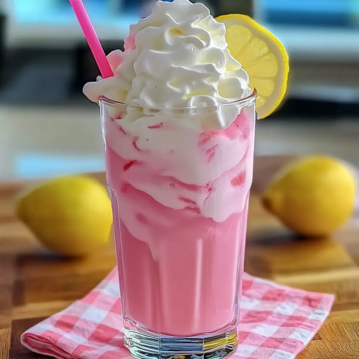Creamy Whipped Pink Lemonade for Your Perfect Summer Sip