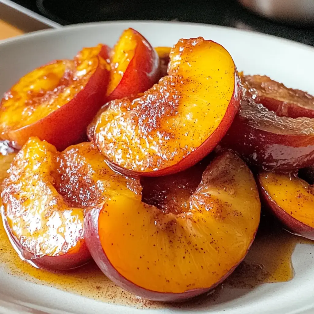 Air Fryer Peaches