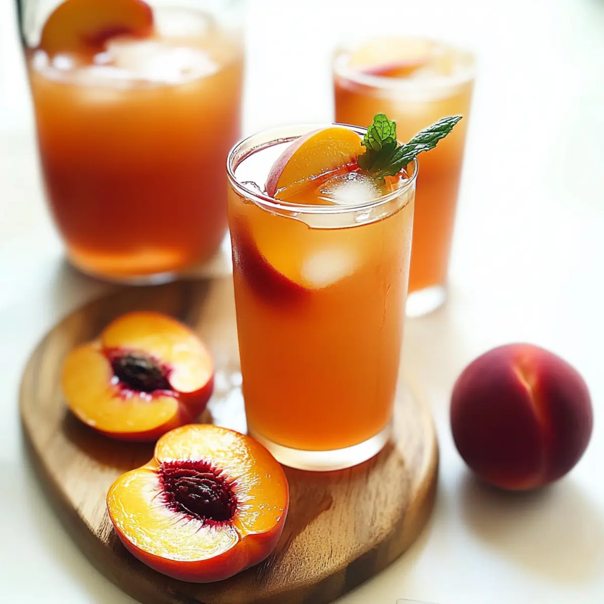 Perfect Peach Iced Tea for Refreshing Summer Bliss