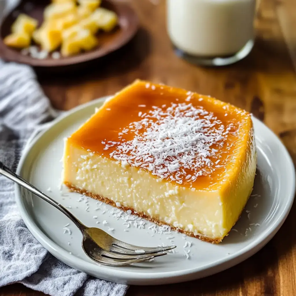 French Antilles Coconut Flan