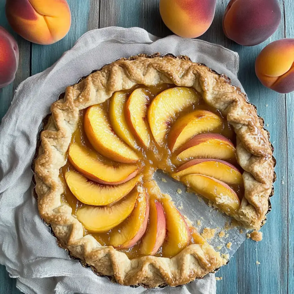 Peach Crostata
