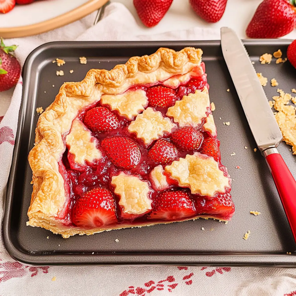 Delicious Strawberry Slab Pie That’s Perfect for Summer Gatherings