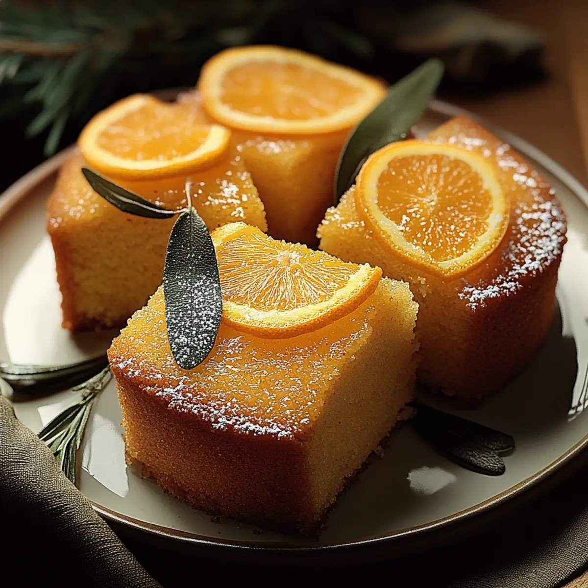 Moist and Zesty Orange Ginger Honey Cakes to Delight Your Senses