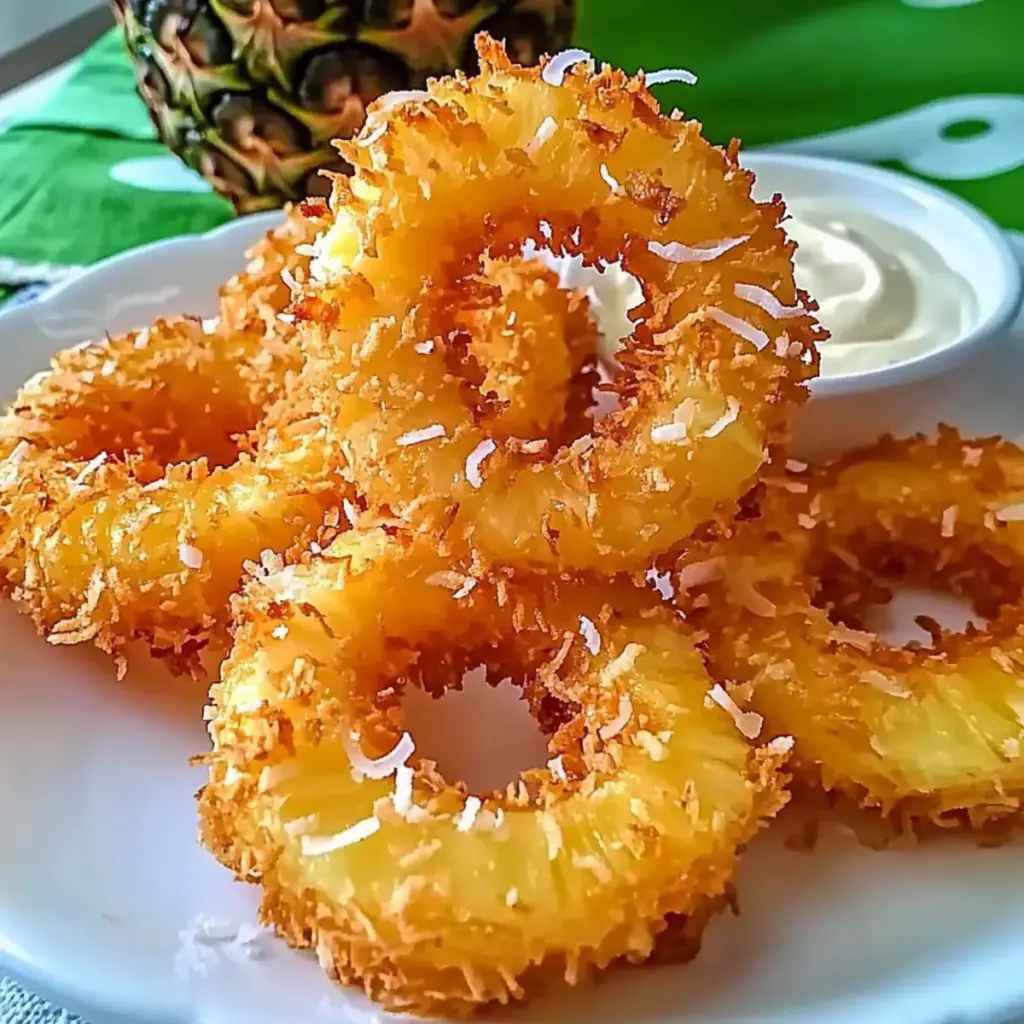 Fried Pineapple Rings