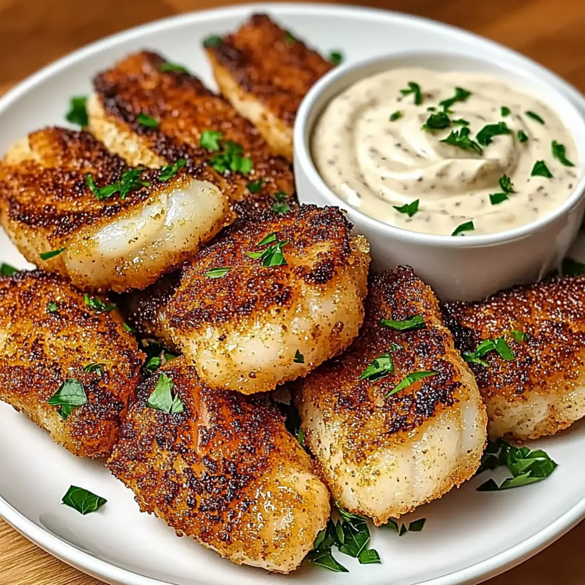 Lemon Butter Fish Bites with Garlic Aioli: Crispy Delight!