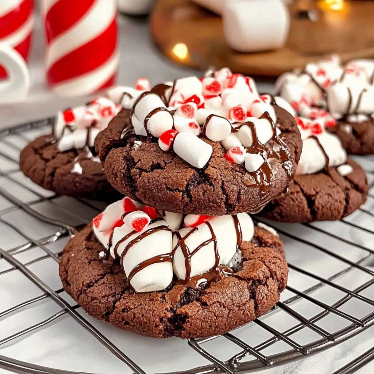 Delicious Peppermint Hot Chocolate Cookies to Celebrate the Holidays