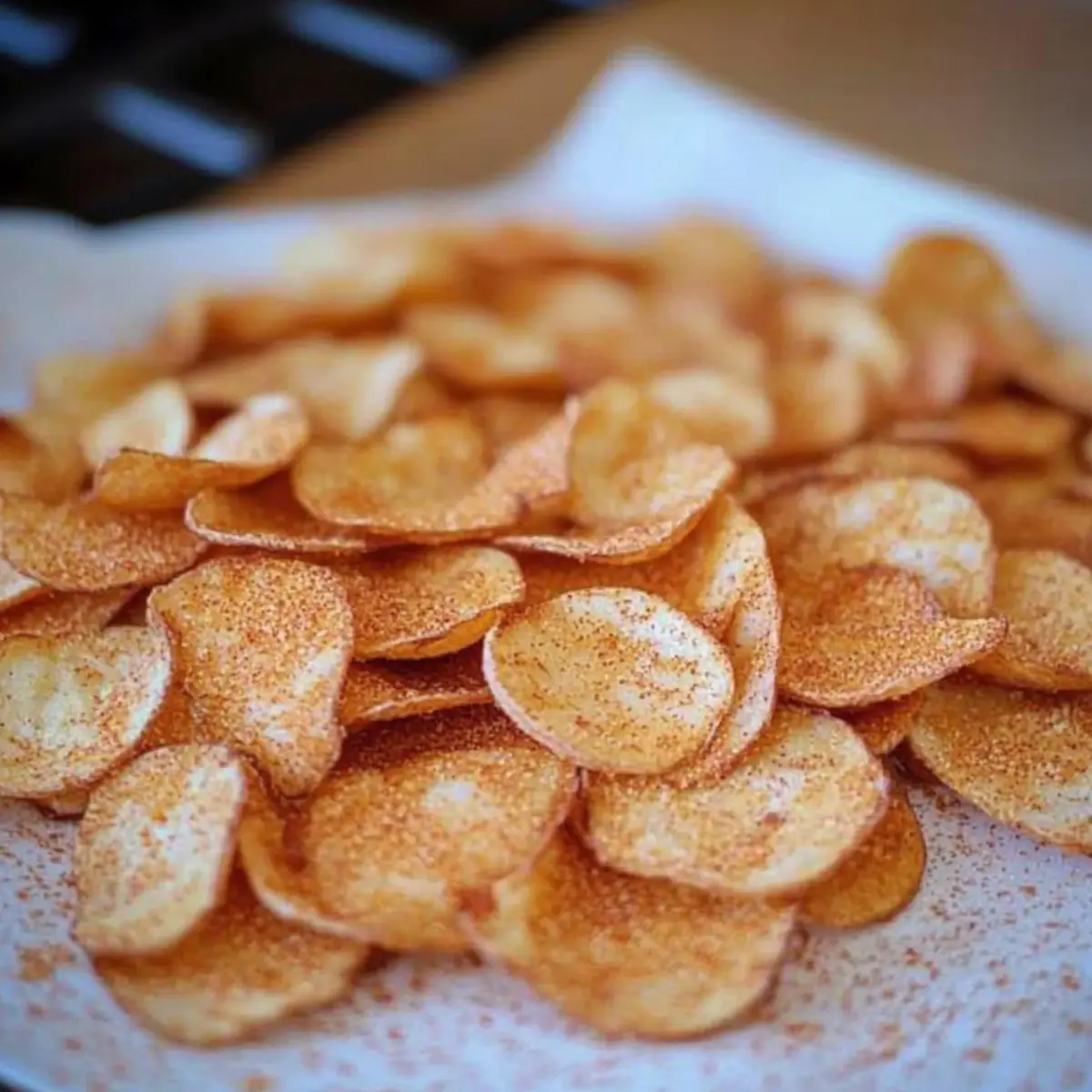 Crispy Barbecue Potato Chips: Crunchy Homemade Delight
