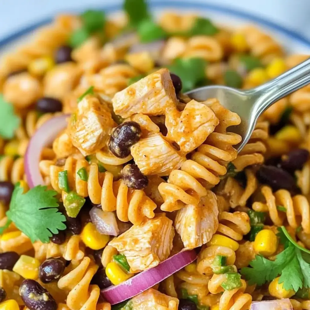 Chicken Enchilada Pasta Salad