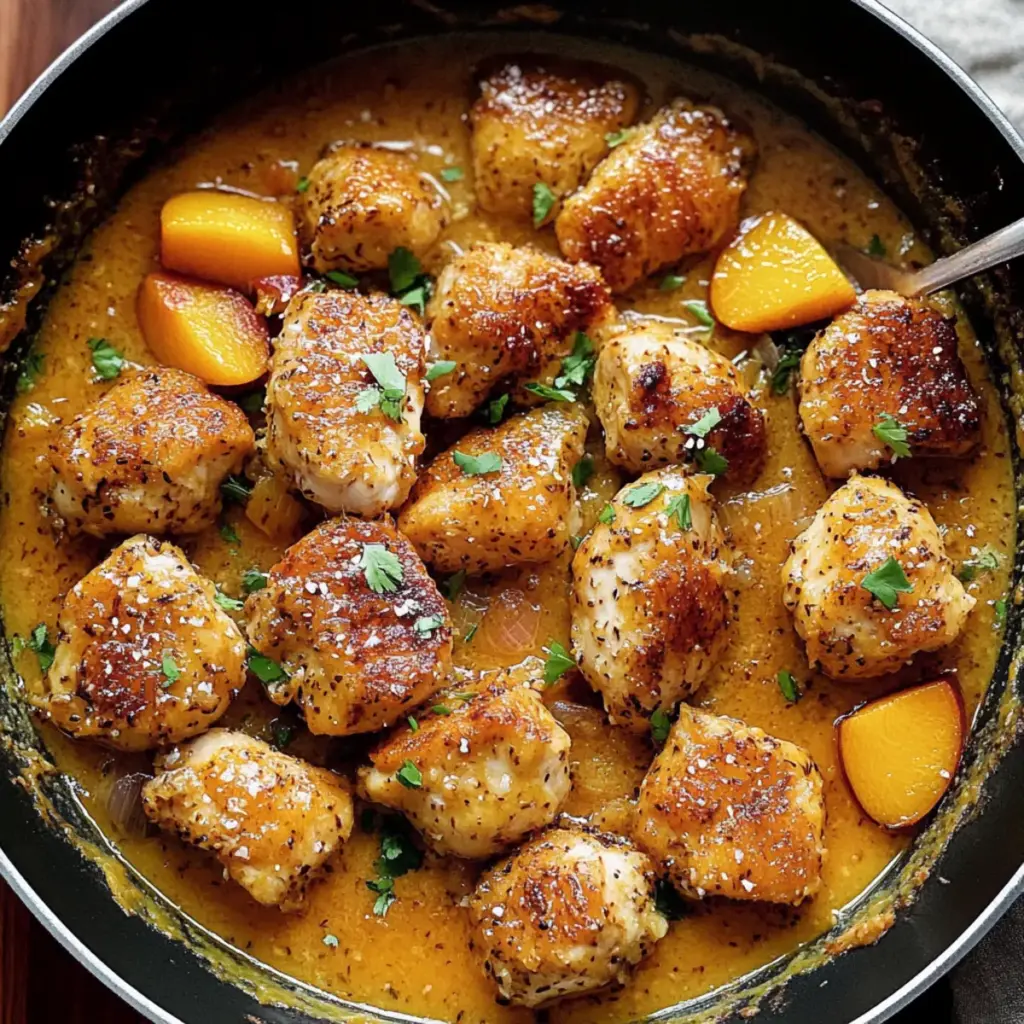Coconut Peach Chicken