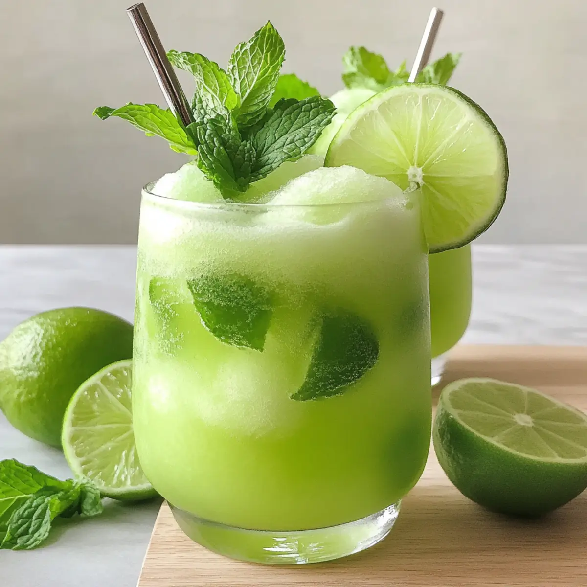 Frozen Mojito Mocktail