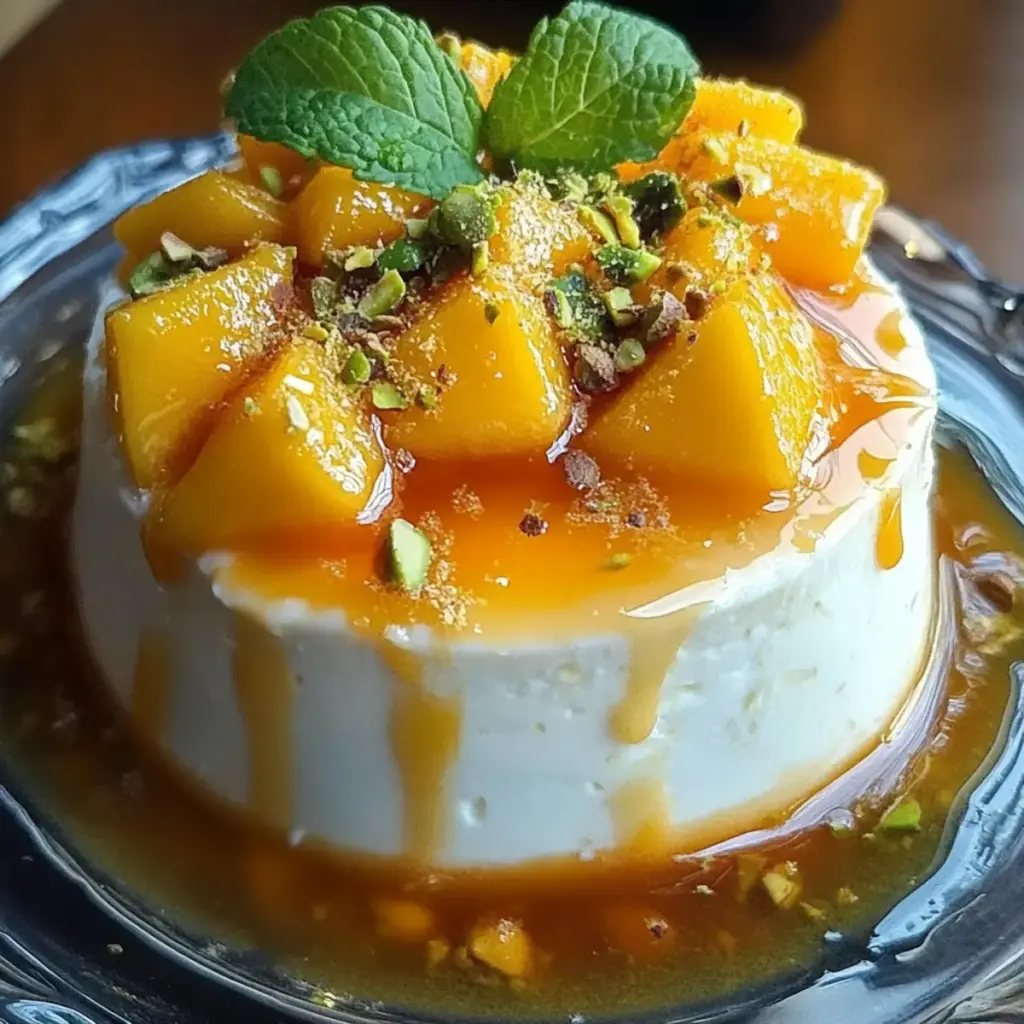 Mango Cottage Cheese Mousse