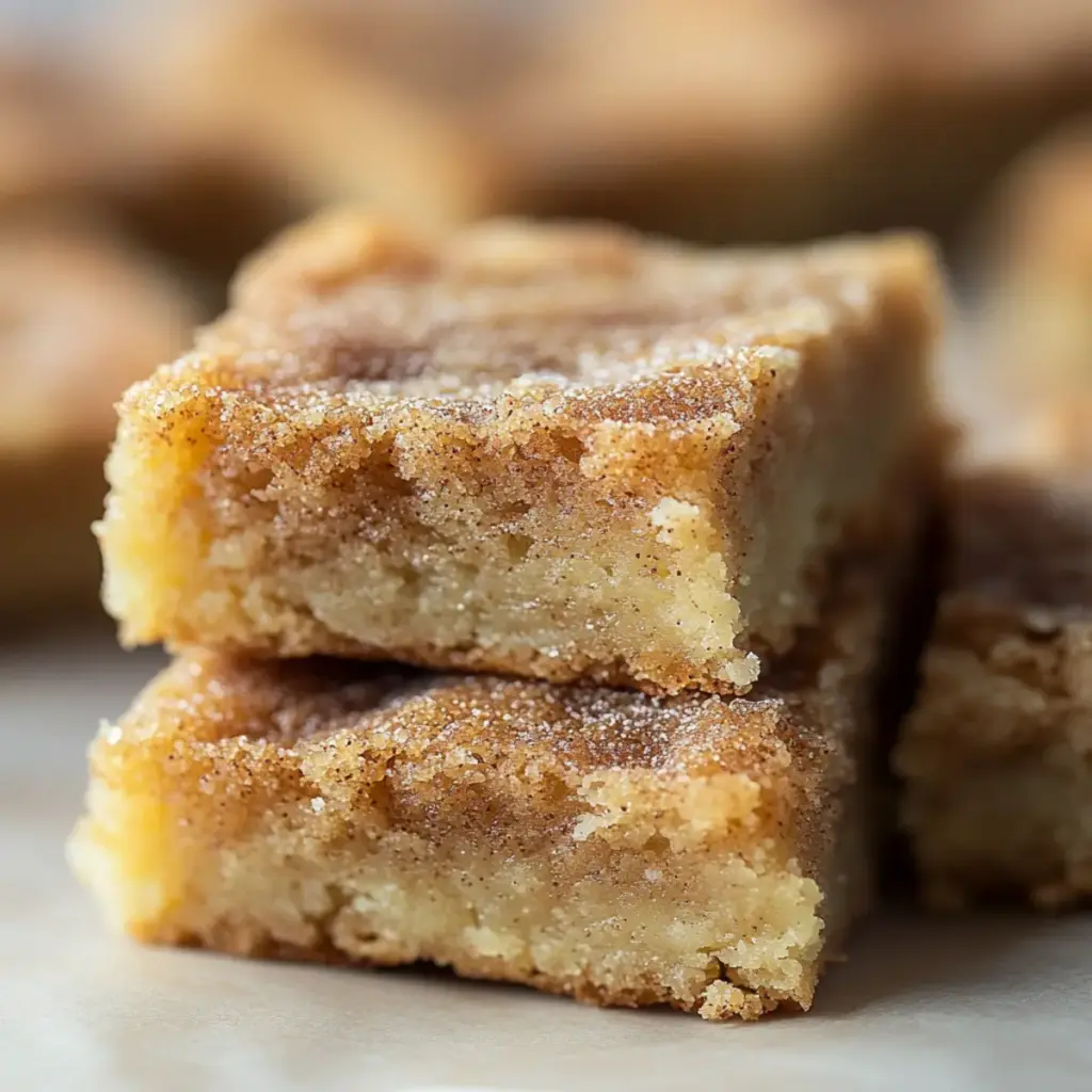 Cinnamon Sugar Blondies