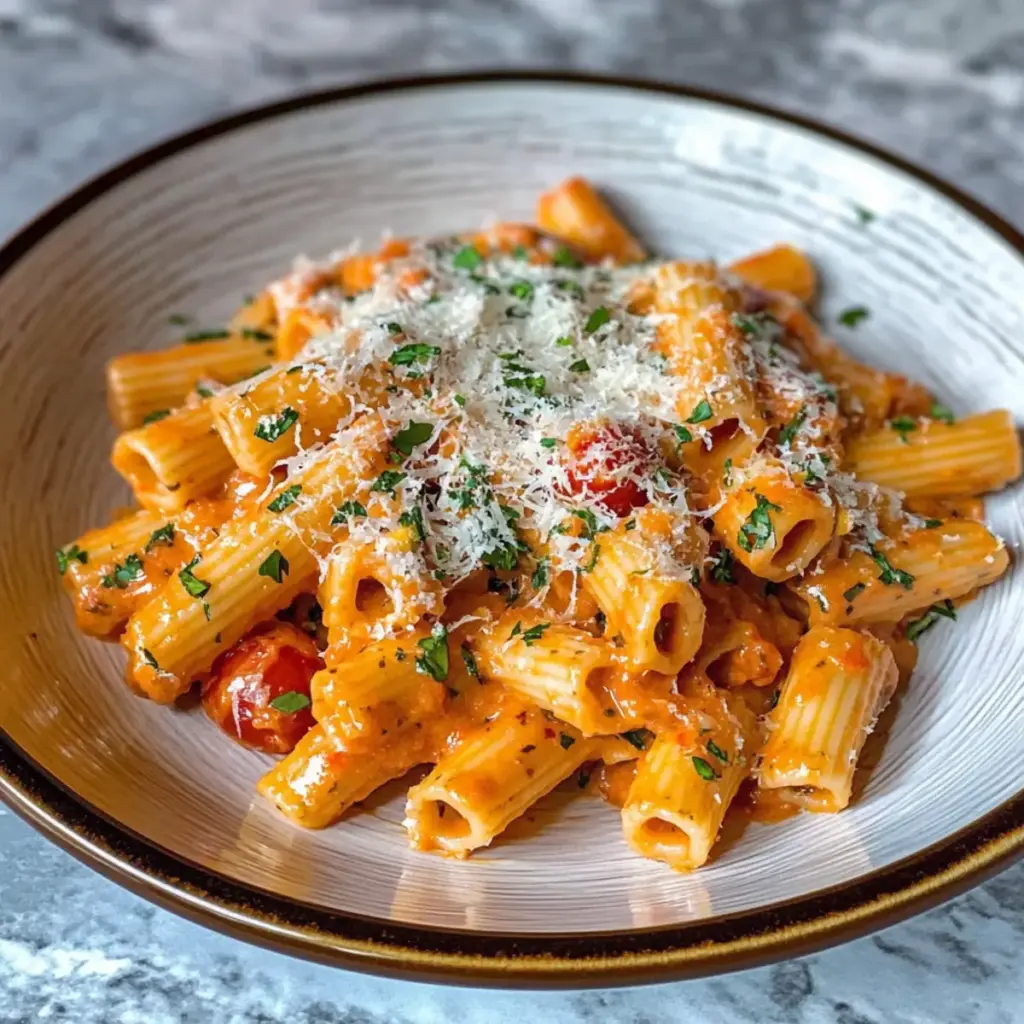 Creamy Tomato Garlic Pasta