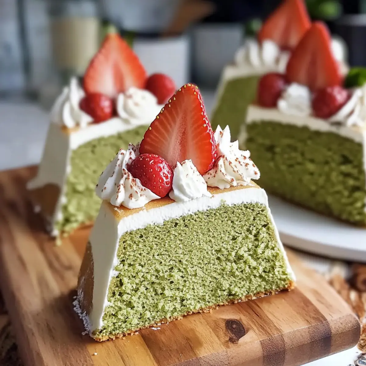 Fluffy Matcha Chiffon Cake Sandwiches That Wow Your Taste Buds