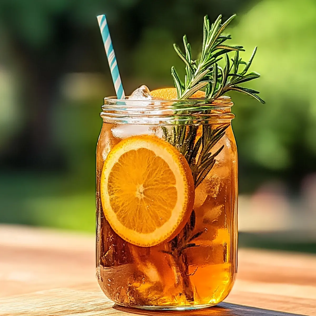 Revitalize Your Summer with Orange Rosemary Iced Tea