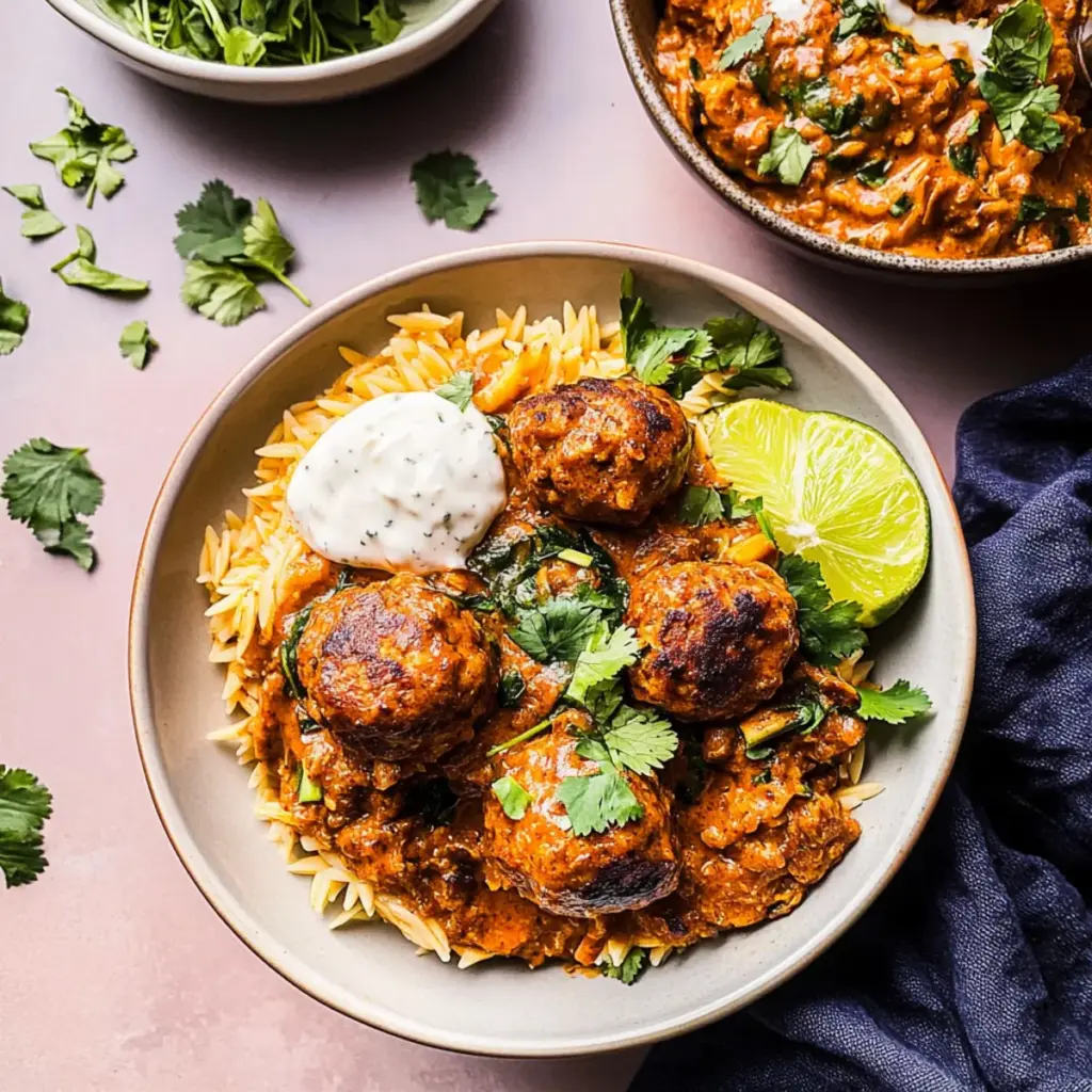 Butter Chicken Meatballs
