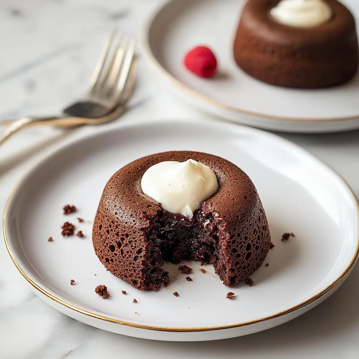 Air Fryer Lava Cakes