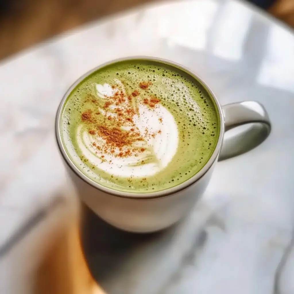 Cinnamon Matcha Latte