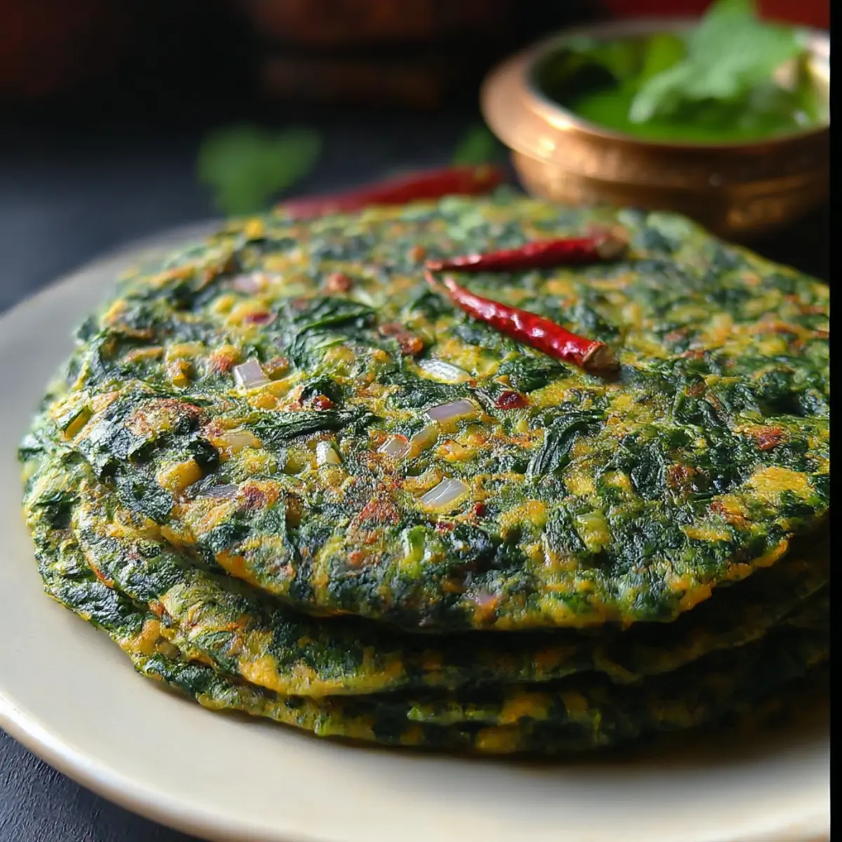 Spinach Puda